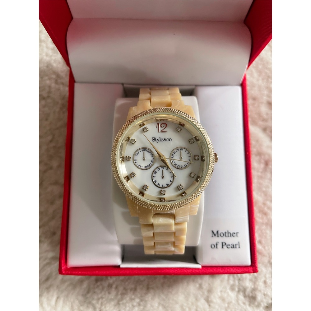 Style & Co. Mother Pearl watch!